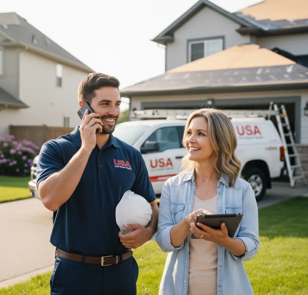 USA Roof Repair Experts customer support in North Granby